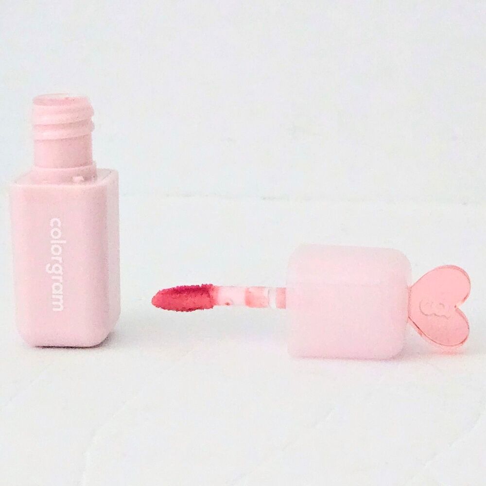 COLORGRAM LIP GLOSS Juicy Drop Tint Pink Berry Amazing Glossy Lips NEW NIB